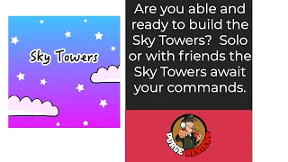 Sky Towers by Purge Reviews: A few different ways to play..which will be your favorite?
