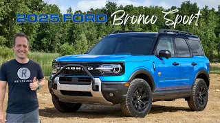 Is the 2025 Ford Bronco Sport Sasquatch the BEST new compact SUV?