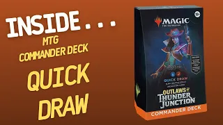 Inside…Magic The Gathering Outlaws of Thunder Junction - Quick Draw Commander Deck (4K 60fps)