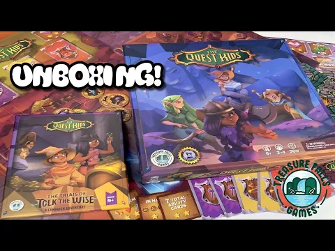 Unboxing The Quest Kids + Expansions, Mats, and more!