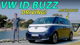VW ID Buzz driving REVIEW passenger vs cargo - will the EV Microbus convince Multivan T7 customers?