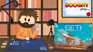 Booghy plays... SETI(2p, Rules, Playthrough, Review)