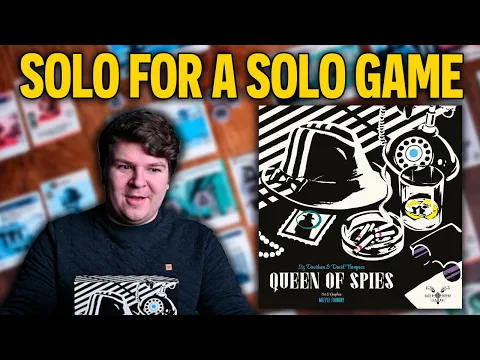 Queen of Spies | A Solo Game with Tense and Thematic Decisions | Board Game Preview