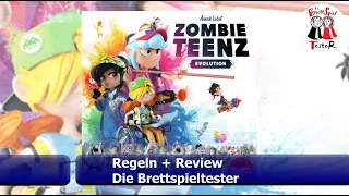 Zombie Teenz Evolution von Asmodee - Regeln + Review - Brettspiel - Die Brettspieltester