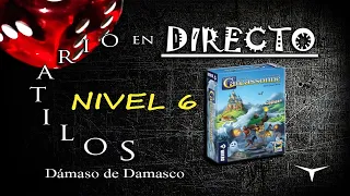 🔴Partida Niebla en CARCASSONNE🔴NIVEL 6 #DirectoConDD #solitario