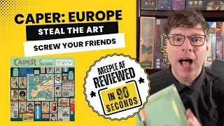 Caper:Europe - Board Game Review | The Best Two Player Game You Probably Never Heard Of