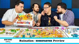 Never Bored Gaming | Kickstarter Preview | Ruination