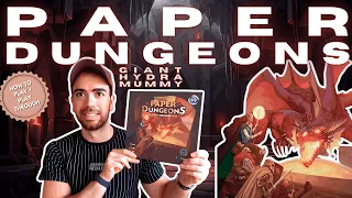 Paper Dungeons | How to Play + Solo Playthrough
