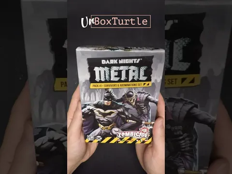 Unboxing Dark Nights Metal Pack #1 | #zombicide #cmongames #batman #boardgames
