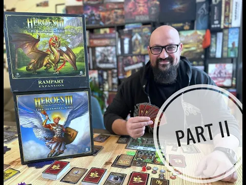 Heroes of Might and Magic 3 the board game playthrough (Part 2) | Clash mode 3 players