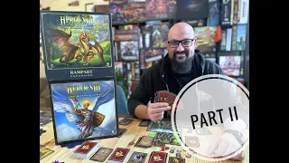 Heroes of Might and Magic 3 the board game playthrough (Part 2) | Clash mode 3 players