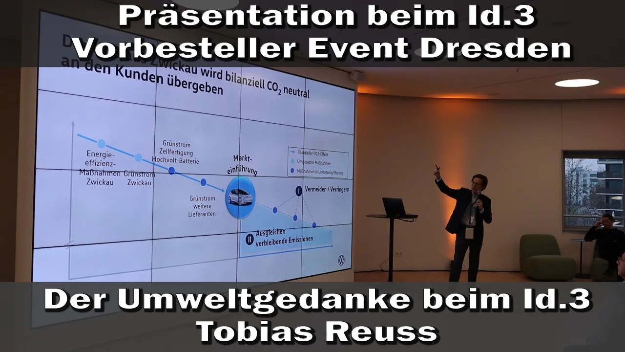 (German,Deutsch) Präsentation VW Id.3 Event - Der Umweltgedanke - Tobias Reuss