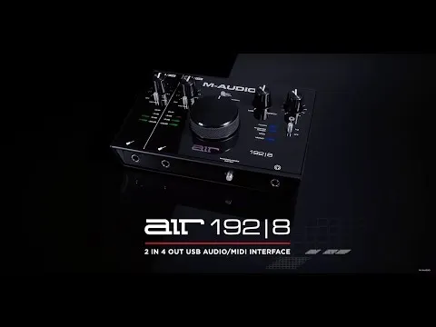 Product video thumbnail for M-Audio AIR 192x8 2-In And 4-Out Audio MIDI Interface