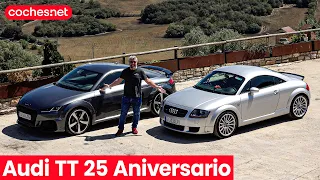 Audi TT 25 aniversario | TT RS 2023 vs TT 1.8T 1998 | coches.net