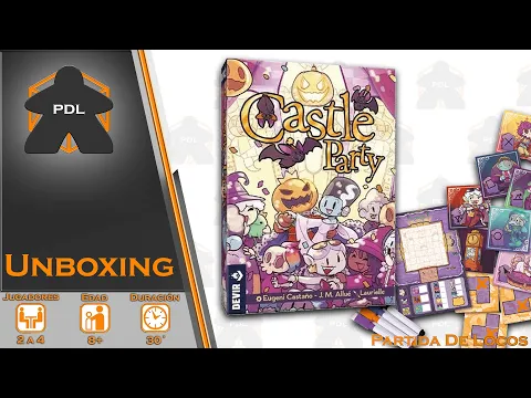 Castle Party | Unboxing | Devir | Castaño - Allué - Lauriell | Flip&Write | Partida de Locos |