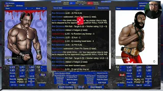 Falls Count Anywhere Terry Funk v Jerry Lawler Filsinger Games Solo Card & Dice Wrestling rpg OCW 22