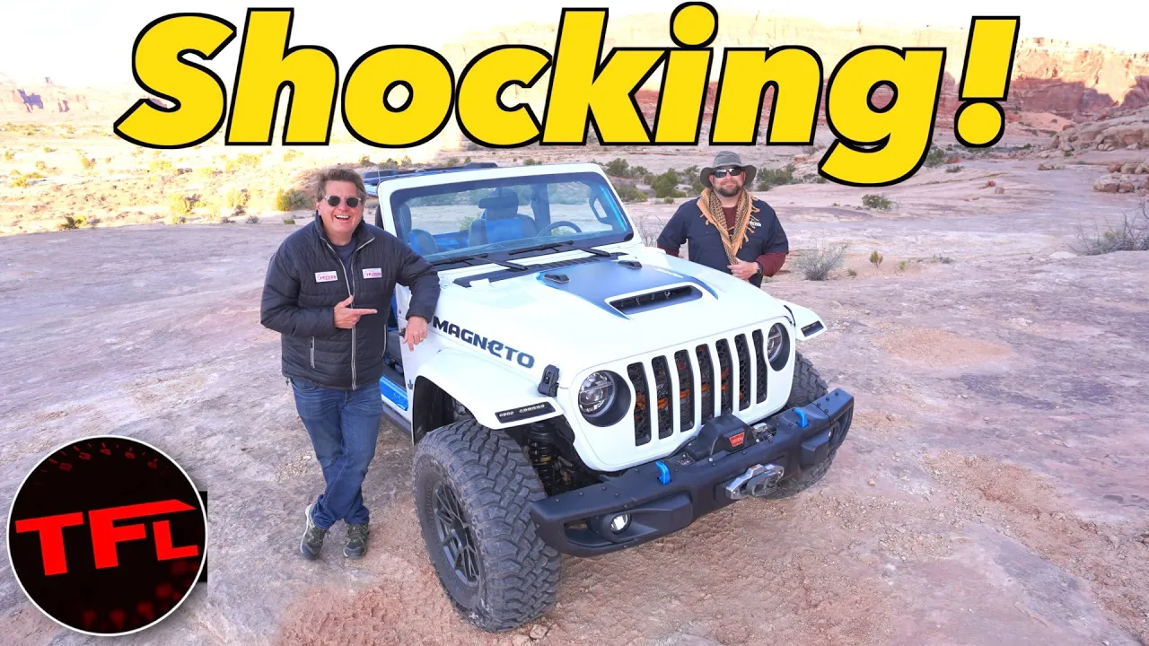 We Drive The All Electric Jeep Wrangler To Find Out if Off-Road Electric Cars are a Thing!
