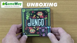 Unboxing di Jungo - gioco di carte di Ghenos Games