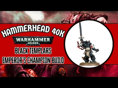 Black Templars Emperor's Champion Build (4k, 2025) #wh40k #warhammer40k