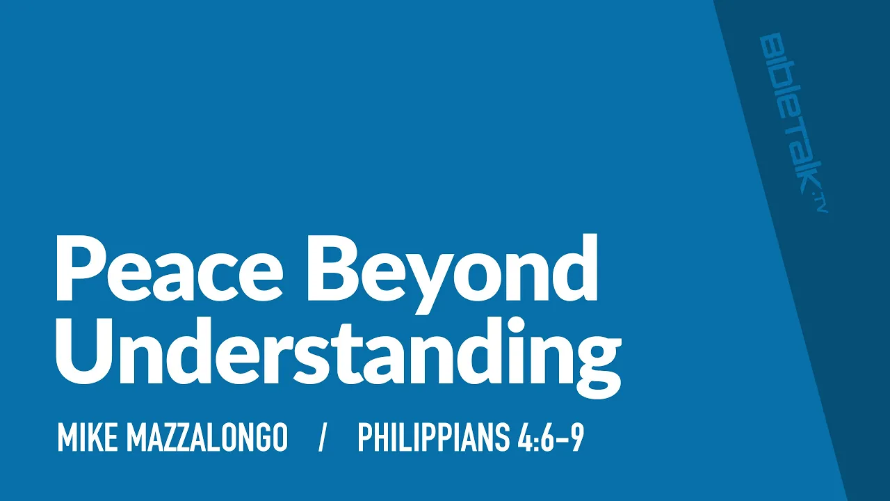 Peace Beyond Understanding