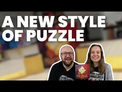 A brand new style of puzzle game! Fragments: Solara Board Game Review