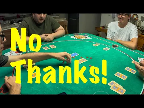 20240113 partidas de No Thanks! | #jogodetabuleiro