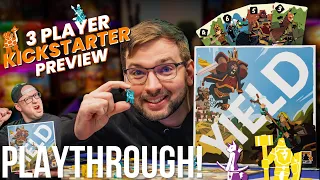 Yield - Battle for Oshra 3 Player Board Game Playthrough!