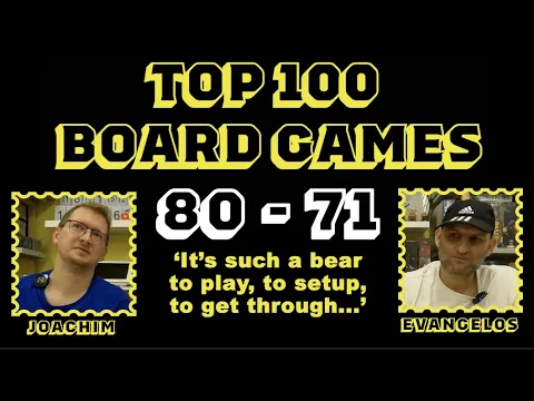 The Best 100 Board Games of All Time - 80 - 71