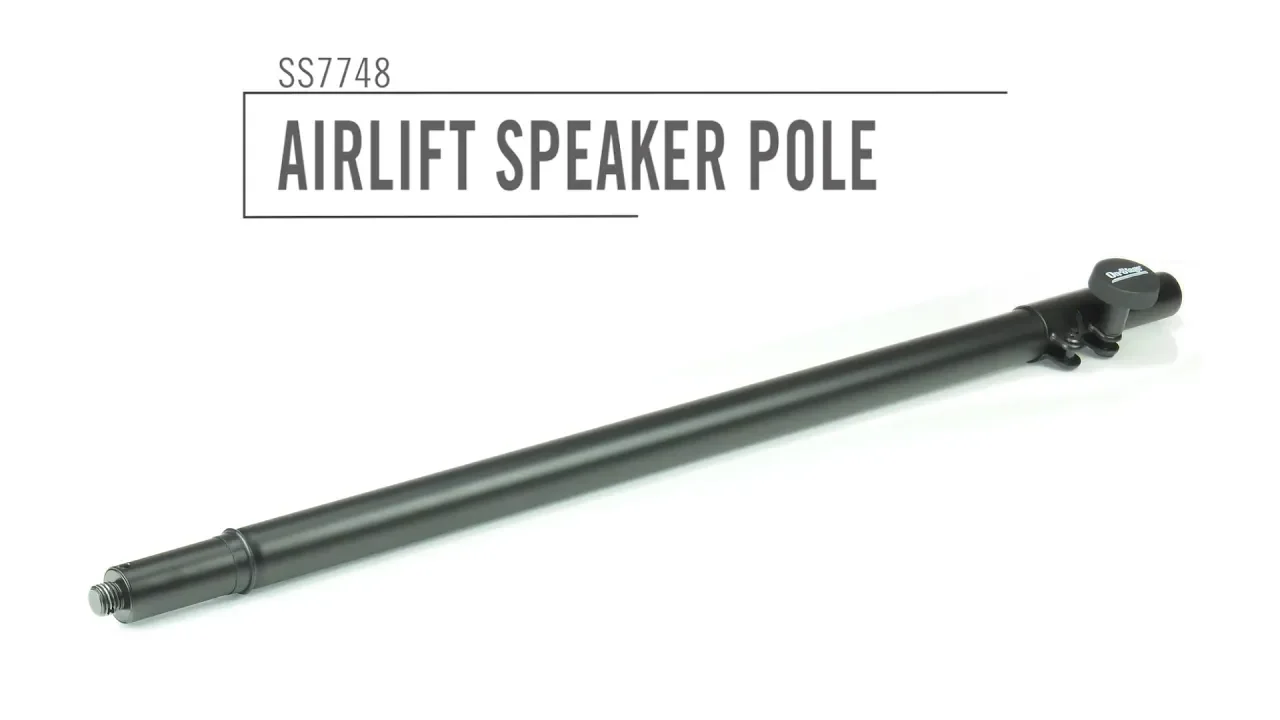 Product video thumbnail for On-Stage SS7748 Airlift Speaker Pole