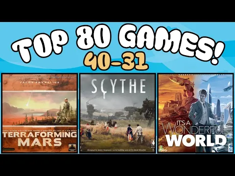 Top 80 Games: 40-31! (GIVEAWAY)