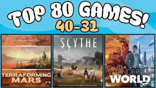 Top 80 Games: 40-31! (GIVEAWAY)