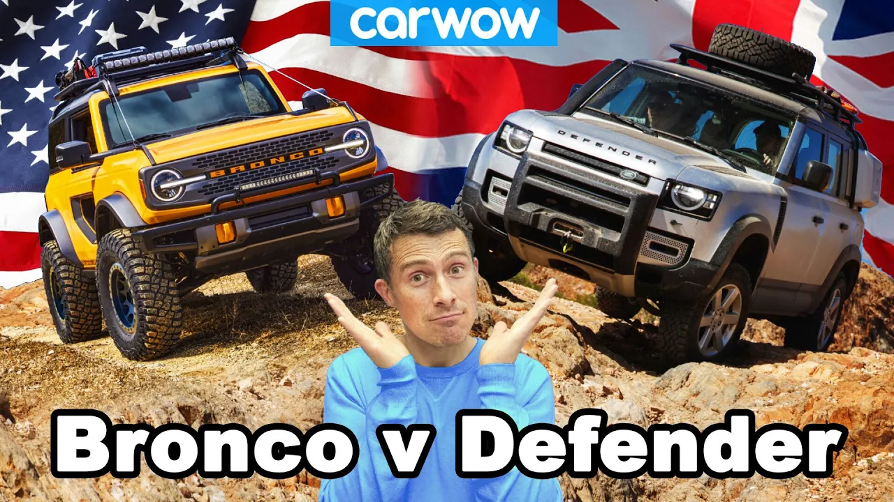 New Ford Bronco vs Land Rover Defender: USA vs UK off-roaders!