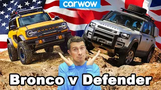 New Ford Bronco vs Land Rover Defender: USA vs UK off-roaders!