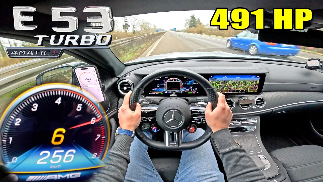 Mercedes AMG E53 *STAGE 1* // 0-100 100-200 TOP SPEED SOUND & POV