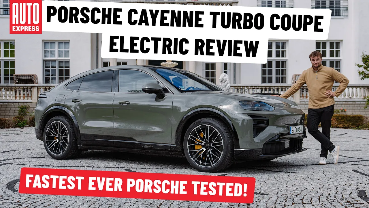 Porsche Cayenne Turbo Coupe Electric review: fastest ever Porsche tested!