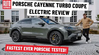 Porsche Cayenne Turbo Coupe Electric review: fastest ever Porsche tested!
