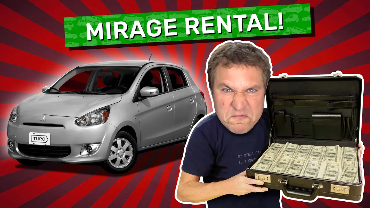 Here's How I Paid Triple the Price For a Mitsubishi Mirage Turo Rental