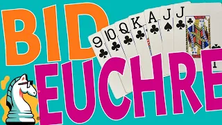 How to Play Bid Euchre | will you shoot the moon?