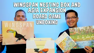Unboxing the Wingspan Nesting Box and Asia Expansion