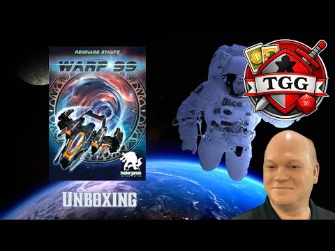 Warp 99 Board Game Unboxing | Futuristic Space Racing Thrills!