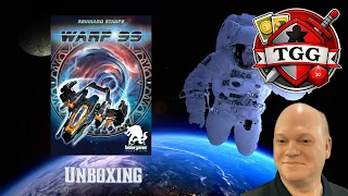 Warp 99 Board Game Unboxing | Futuristic Space Racing Thrills!