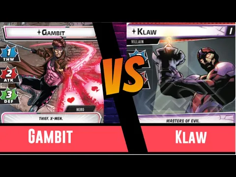 Marvel Champions | Gambit | Vs Klaw | True Solo | Justice | Deck Testing | Mojo Mania | Pre Con