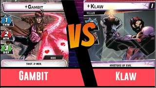 Marvel Champions | Gambit | Vs Klaw | True Solo | Justice | Deck Testing | Mojo Mania | Pre Con