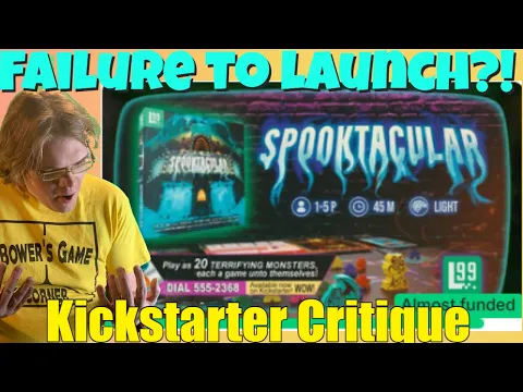 Spooktacular - A Tabletop Game of B-Movie Horror Thrills! - real goal? -Kickstarter Critique Review