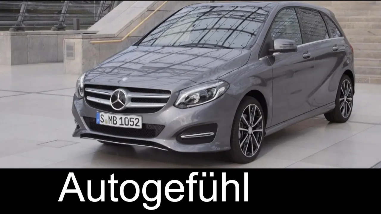 2015 Mercedes B-Class new Facelift B220 CDI 4MATIC exterior interior driving - Autogefühl
