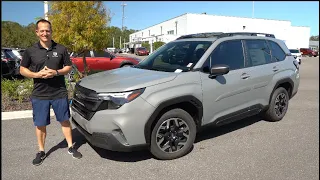 Is the 2025 Subaru Forester Premium a BETTER compact SUV value than a Nissan Rogue?