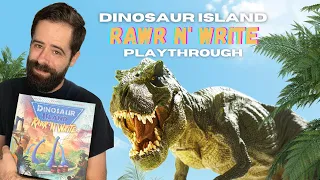 Dinosaur Island Rawr n Write Solo Playthrough