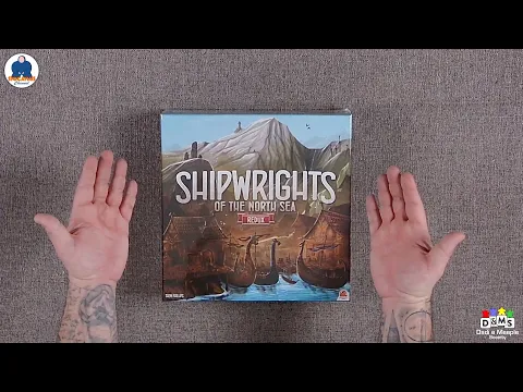 UNBOXING SHIPWRIGHT OF THE NORTH SEA (REDUX) - Board Games - #indabox