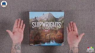 UNBOXING SHIPWRIGHT OF THE NORTH SEA (REDUX) - Board Games - #indabox