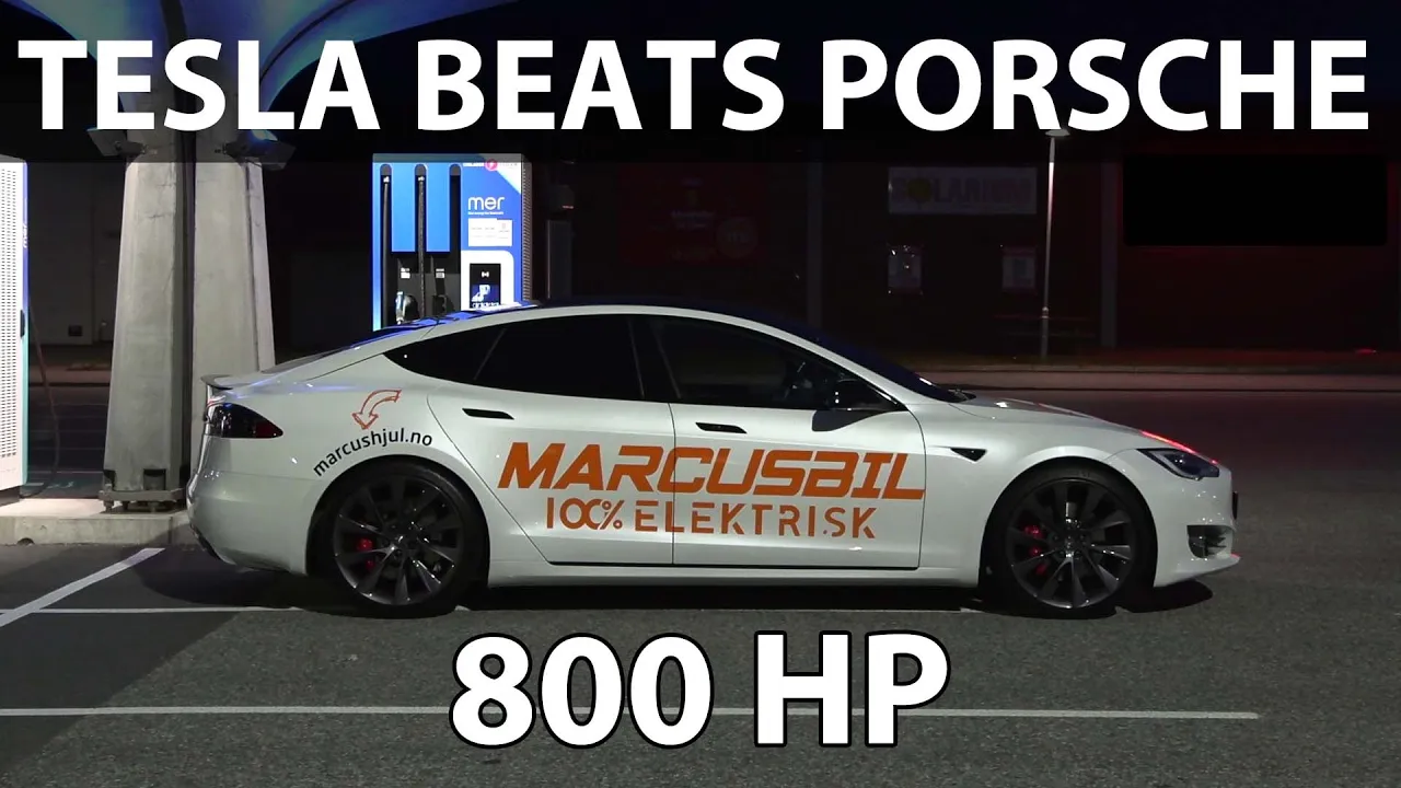 Tesla Model S Performance Raven Launch Control and braking test